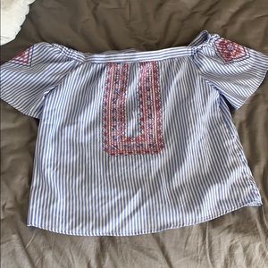 Off the shoulder shirt